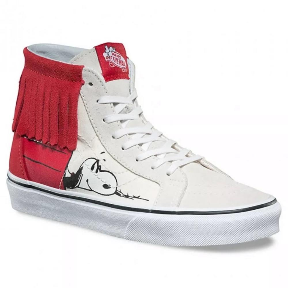Vans sk8-hi moc peanuts dog house sneaker shoes 5